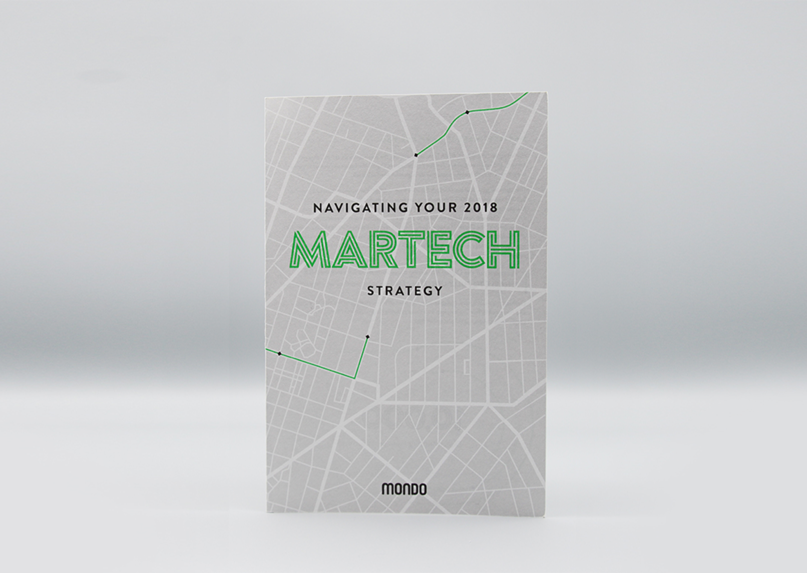 cover of brochure about martech